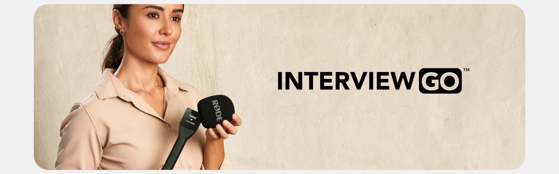 מתאם מיקרופון יד למשדר אלחוטי Interview Go