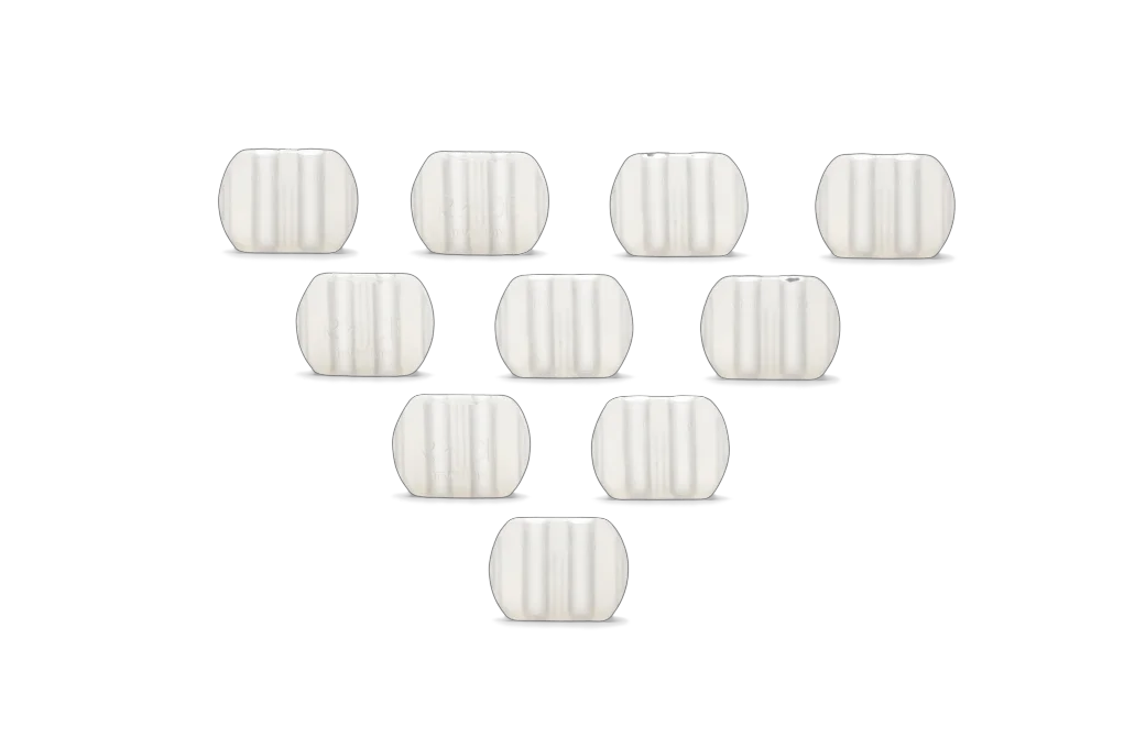 סט 10 תושבות דיסקרטיות למיקרופון דש InvisiLav