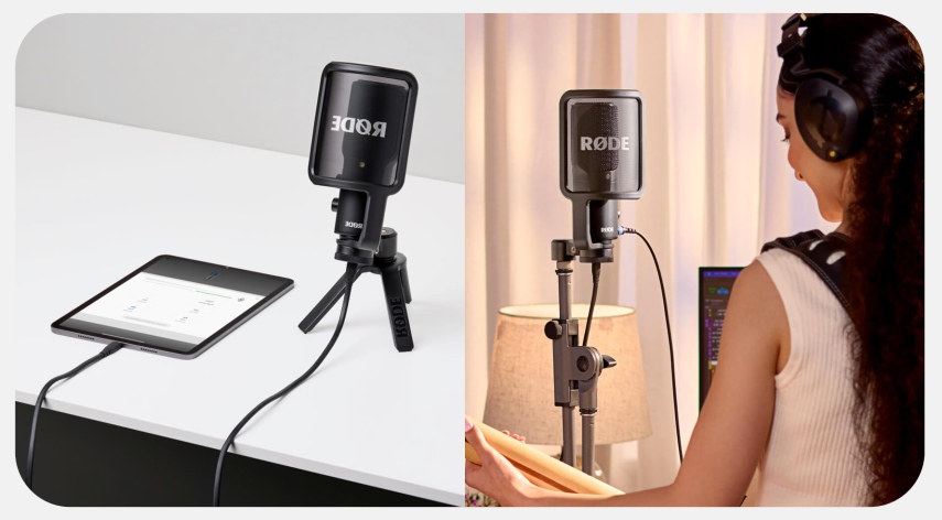 מיקרופון אולפני מקצועי +NT-USB