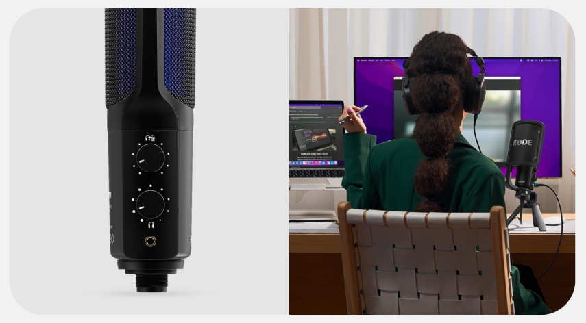 מיקרופון אולפני מקצועי +NT-USB