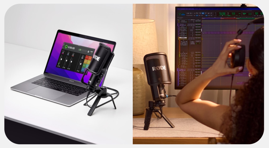 מיקרופון אולפני מקצועי +NT-USB