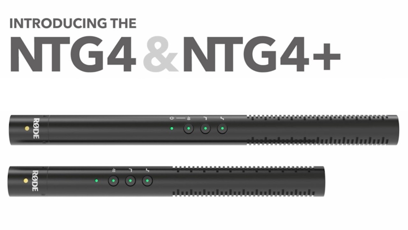 מיקרופון שוטגאן מקצועי עם סוללה מובנית +NTG4
