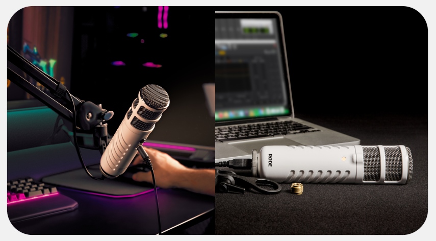 מיקרופון דינאמי מקצועי Podcaster USB
