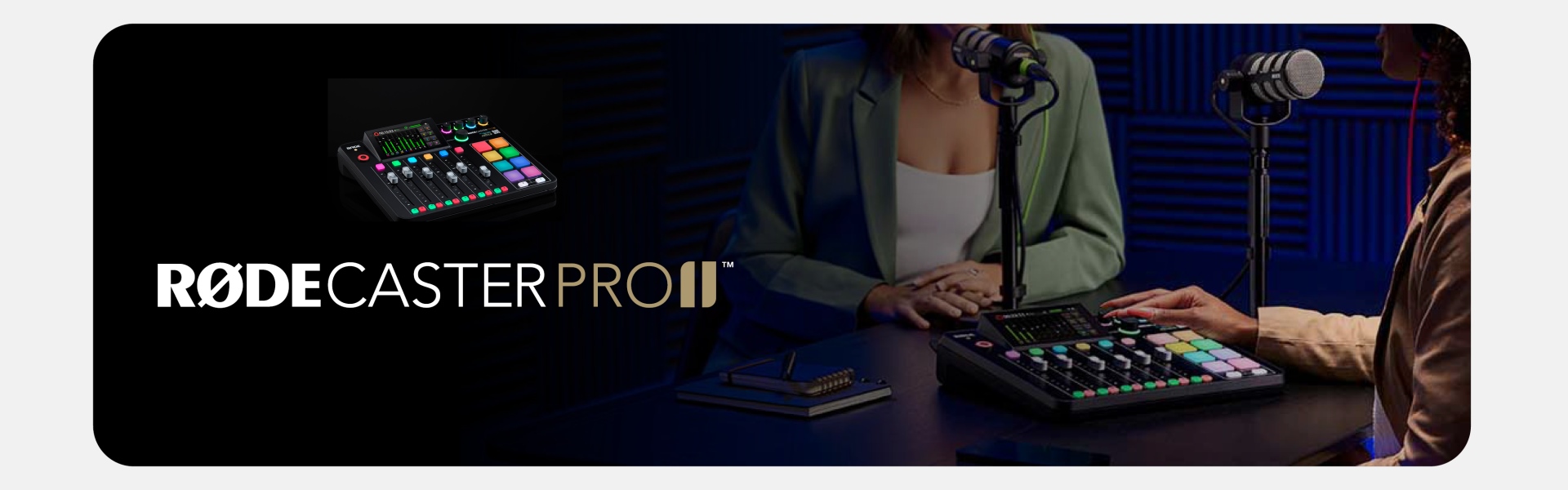 מיקסר שידור והפקת סאונד RODECaster Pro II