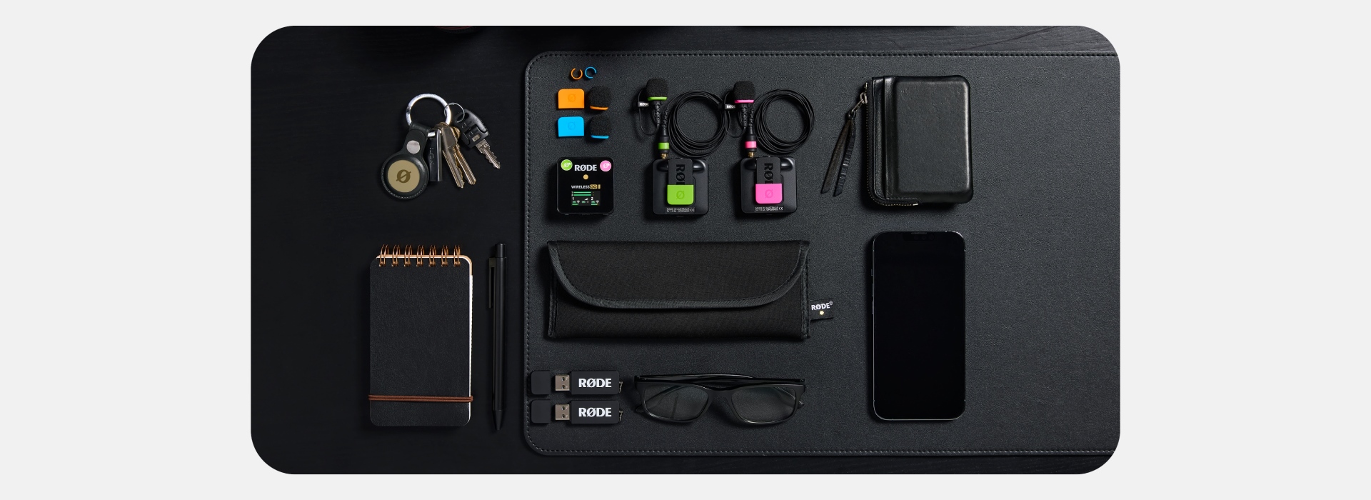 ערכת זיהוי צבעים למערכת מיקרופונים אלחוטית COLORS3