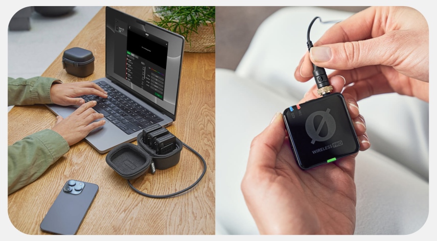 מערכת מיקרופונים אלחוטיים מקצועית Wireless PRO