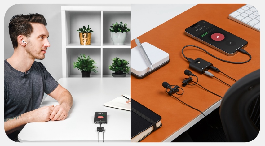 מיקרופון דש לסמארטפון +SmartLav