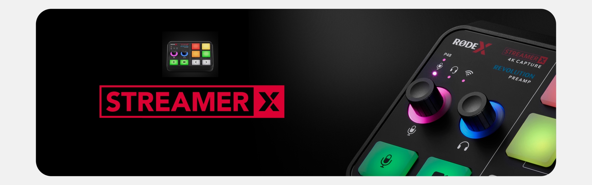 קונסולת סטרימינג אודיו ווידאו Streamer X
