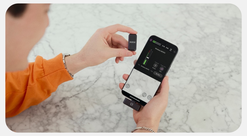 מערכת מיקרופונים אלחוטיים Wireless Micro USB-C