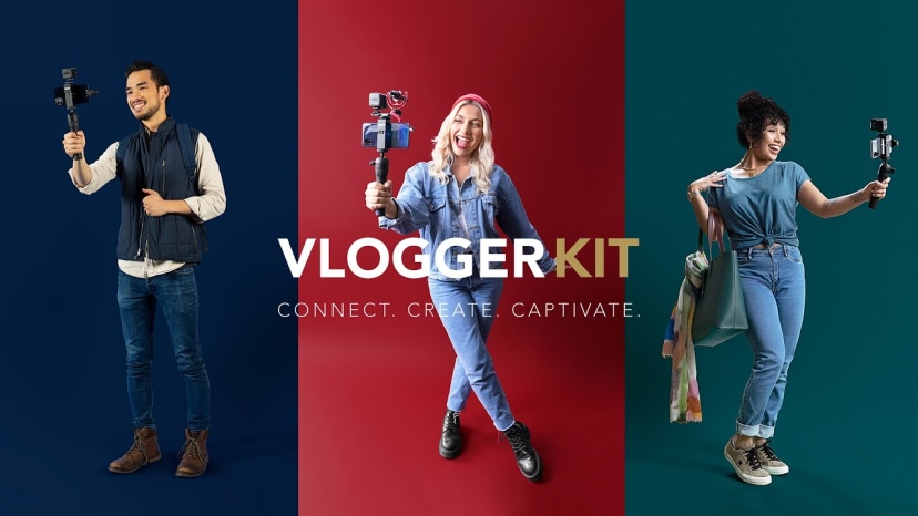 קיט וולוגרים לצילום בסמארטפון Vlogger Kit Lightning