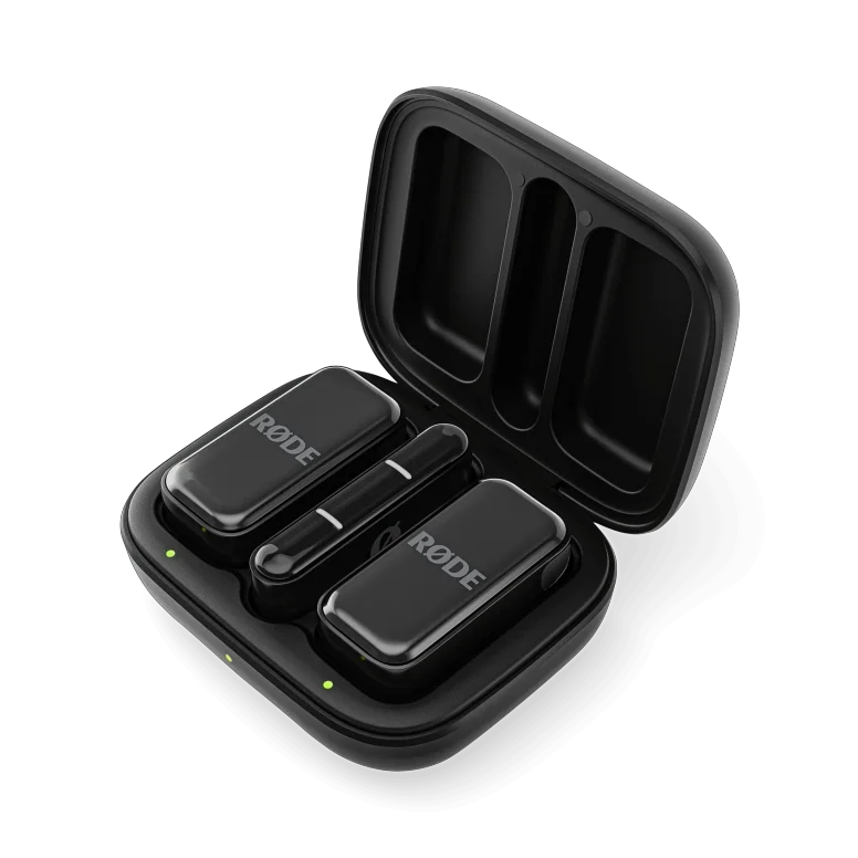 מערכת מיקרופונים אלחוטיים Wireless Micro - שחור