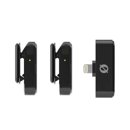 מערכת מיקרופונים אלחוטיים Wireless Micro - שחור