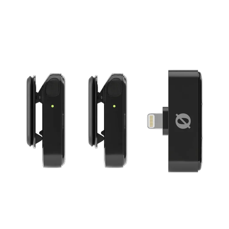 מערכת מיקרופונים אלחוטיים Wireless Micro - שחור