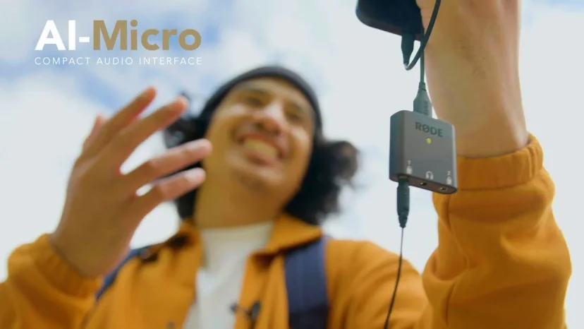 ממשק הקלטת סאונד קומפקטי שני ערוצים AI-Micro