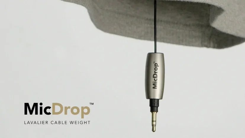 MicDrop משקולת לכבל מיקרופון דש