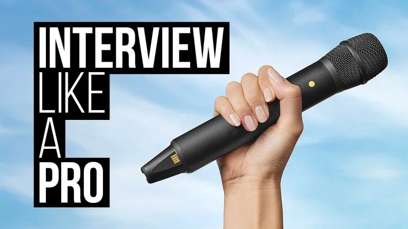 מיקרופון יד קונדנסר אלחוטי Interview PRO