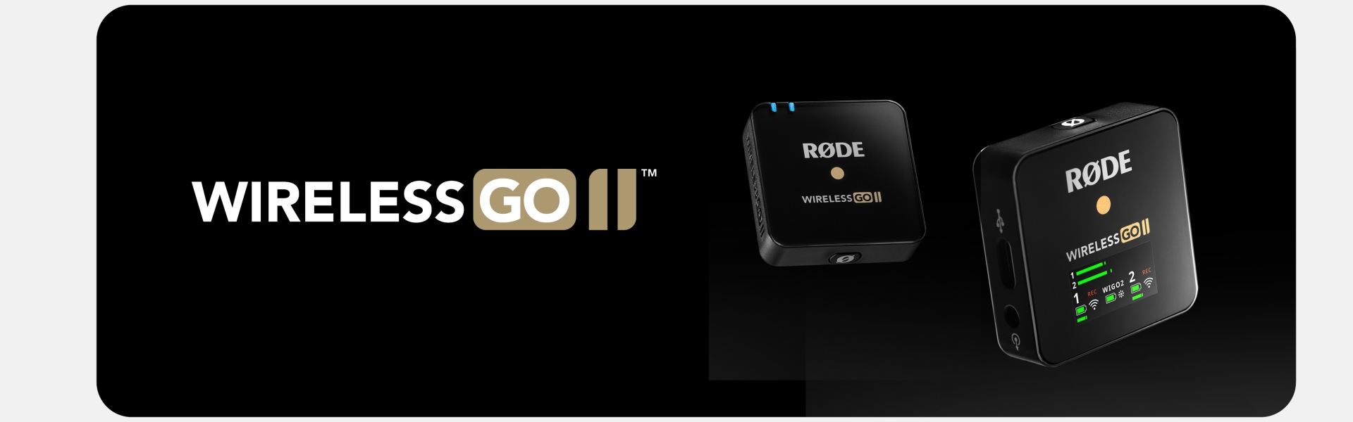 מערכת מיקרופון אלחוטית Wireless GO II