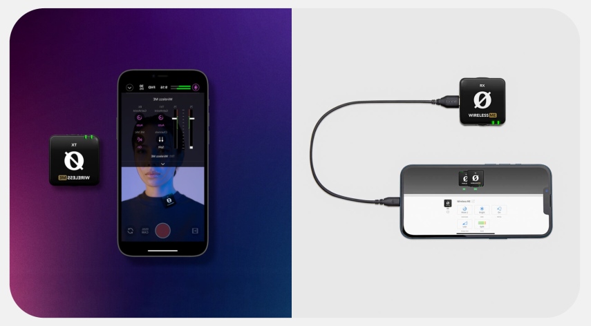 מערכת מיקרופון אלחוטית שני משדרים Wireless ME Dual