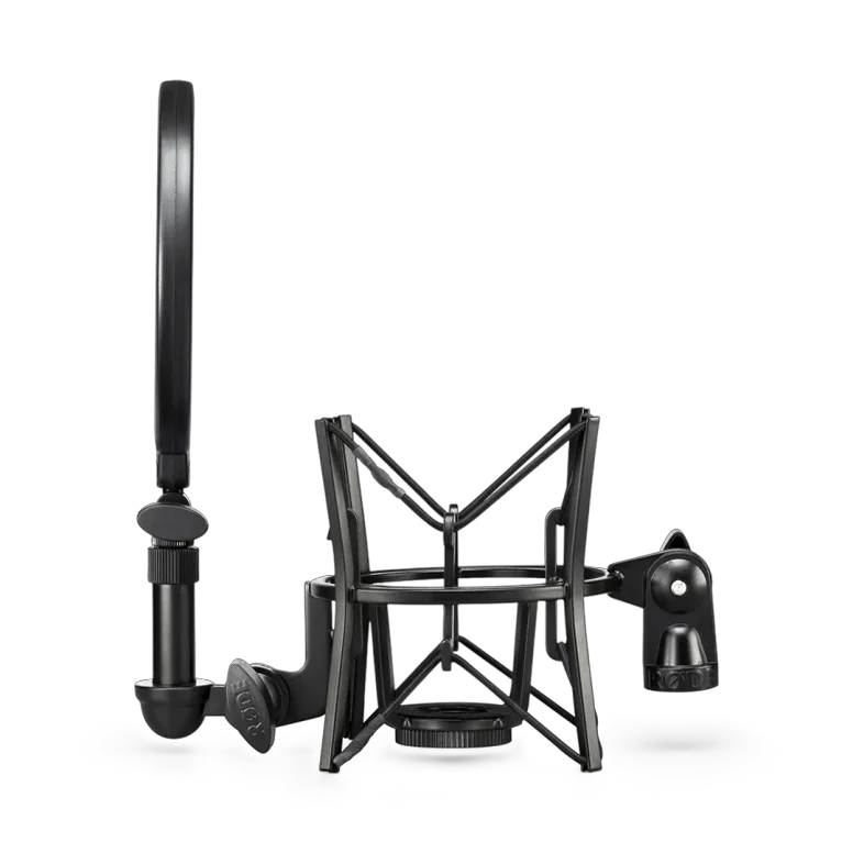 בולם זעזועים למיקרופוני סטודיו עם פופ פילטר SM6