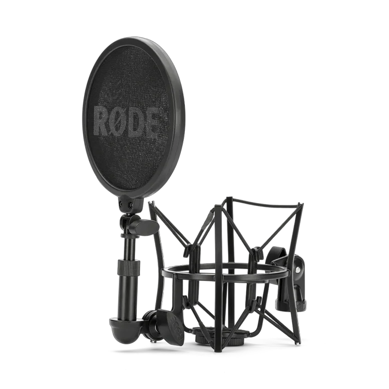 בולם זעזועים למיקרופוני סטודיו עם פופ פילטר SM6