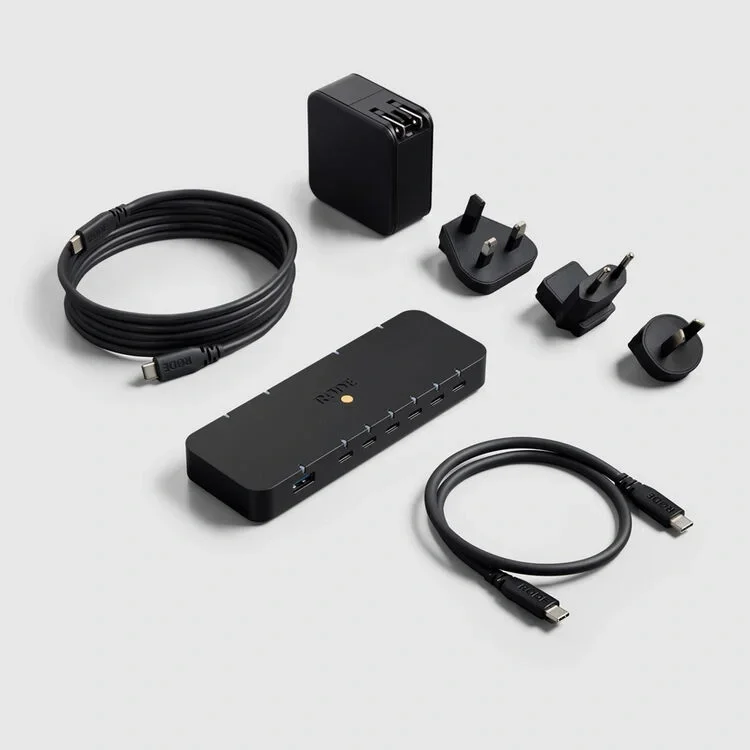 האב 7 חיבורים USB-C עם קורא כרטיסים Rode Hub