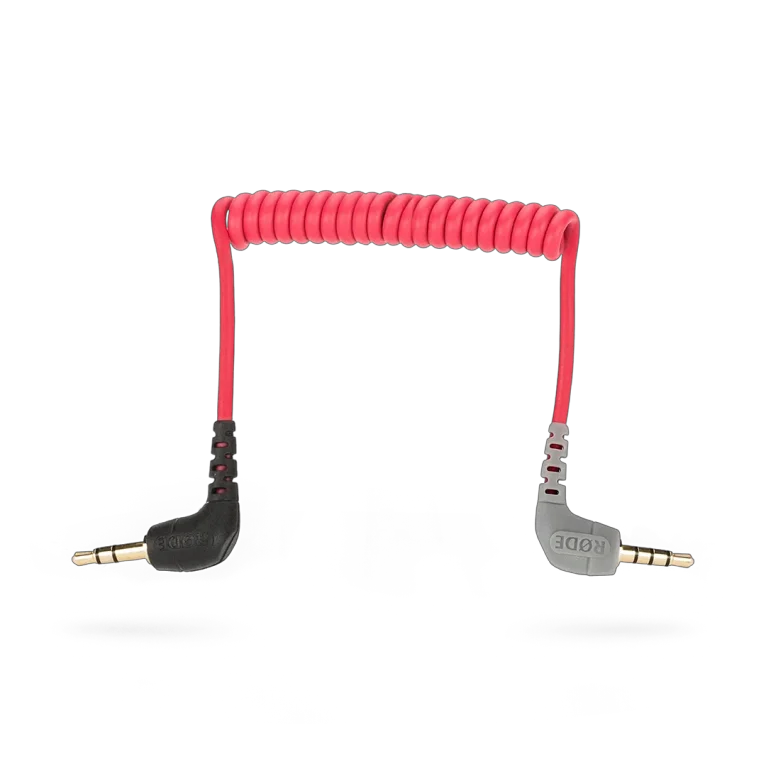 כבל מסולסל 3.5 מ"מ TRS ל- RODE SC7 TRRS