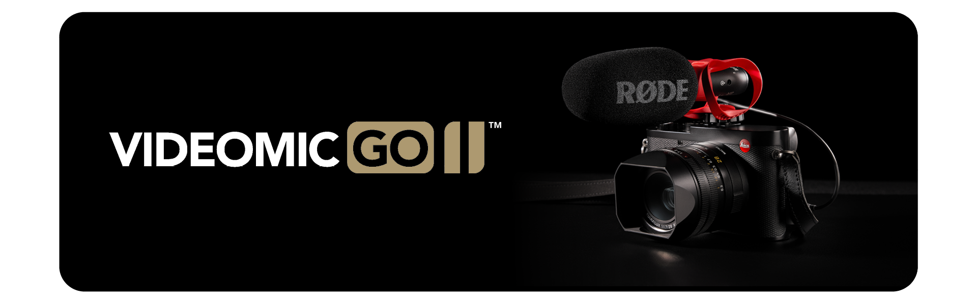 מיקרופון כיווני VideoMic GO II rode