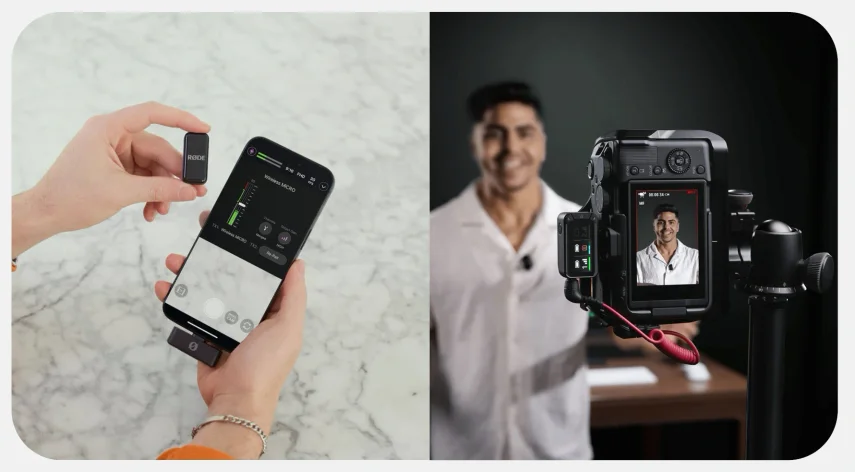 מערכת מיקרופונים אלחוטיים Wireless Micro Camera Kit
