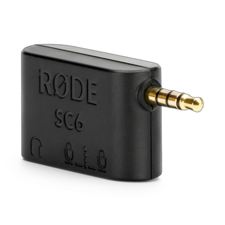 מתאם חיבור TRRS כפול לסמארטפונים RODE SC6