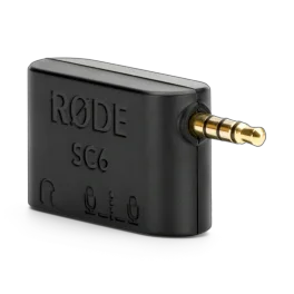 מתאם חיבור TRRS כפול לסמארטפונים RODE SC6