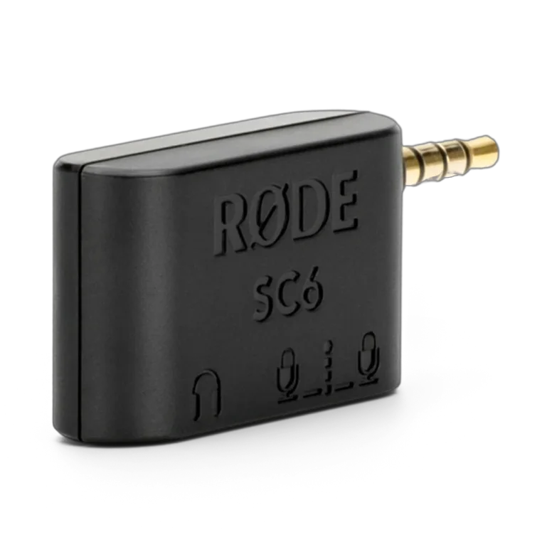 מתאם חיבור TRRS כפול לסמארטפונים RODE SC6