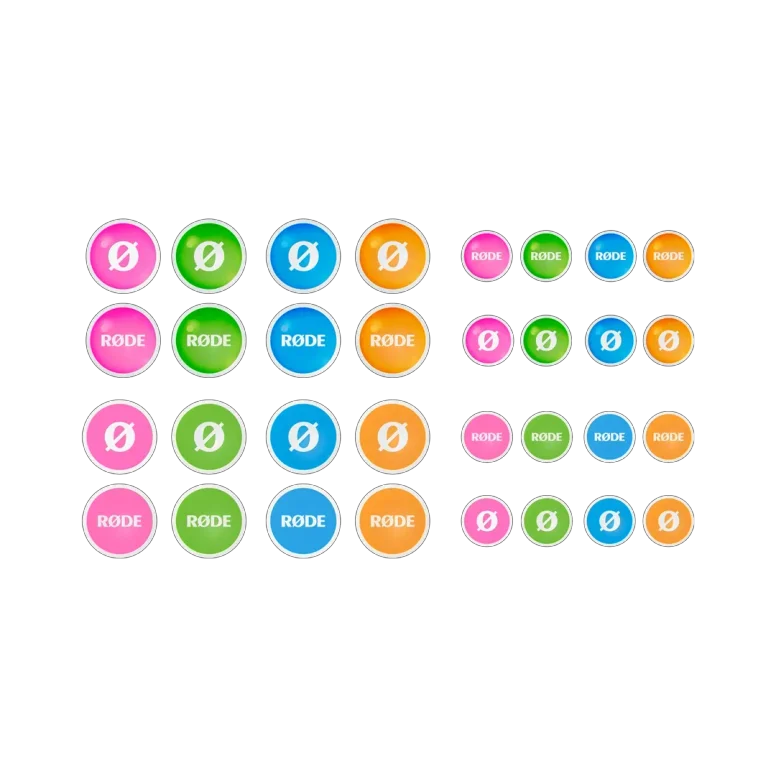 ערכת זיהוי צבעים למיקרופונים אלחוטיים ומיקרופוני דש COLORS2