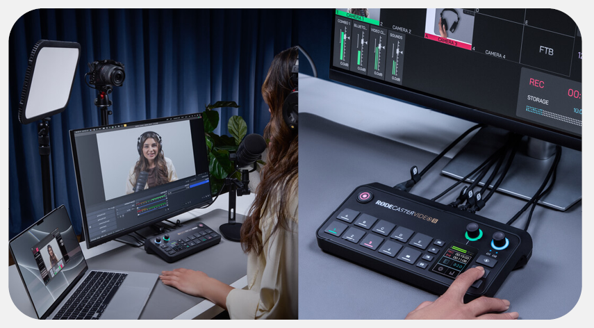 קונסולת הפקת וידאו וסאונד Rode RODECaster Video S