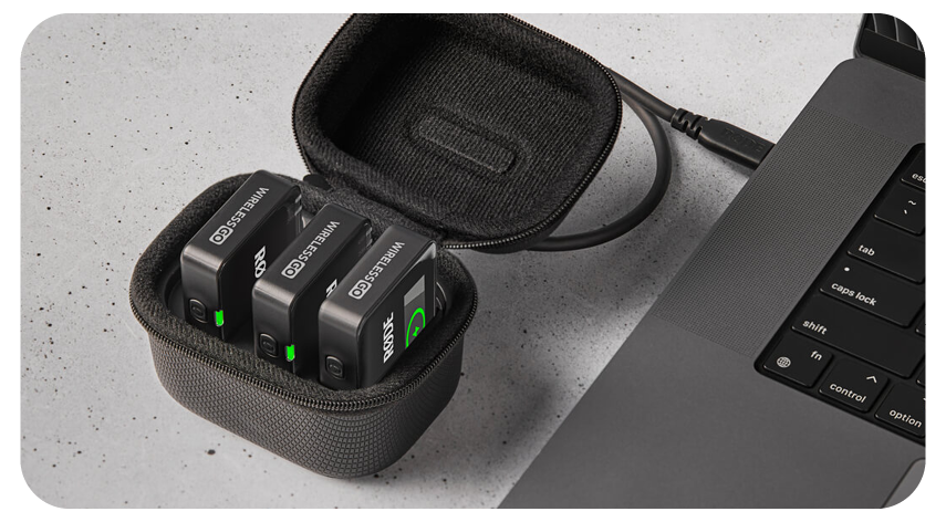 קייס טעינה למיקרופון אלחוטי +Wireless GO Gen 3 Charge Case