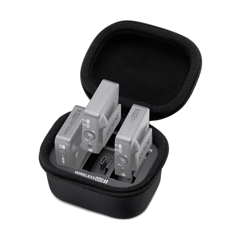 קייס טעינה לקיט משדר ומקלט Wireless GO II Charge Case